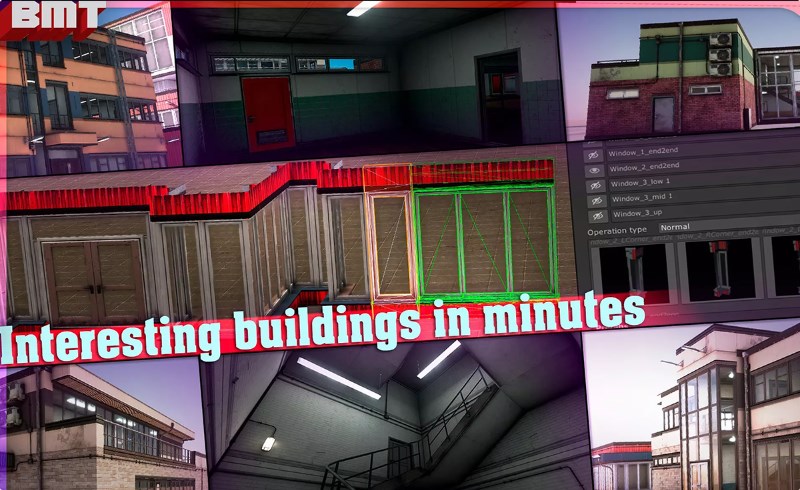 Unity插件 – 关卡创建工具 BMT Building Maker Toolset