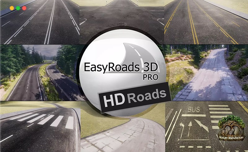 Unity插件 – 道路建模插件 EasyRoads3D Pro Add On – HD Roads