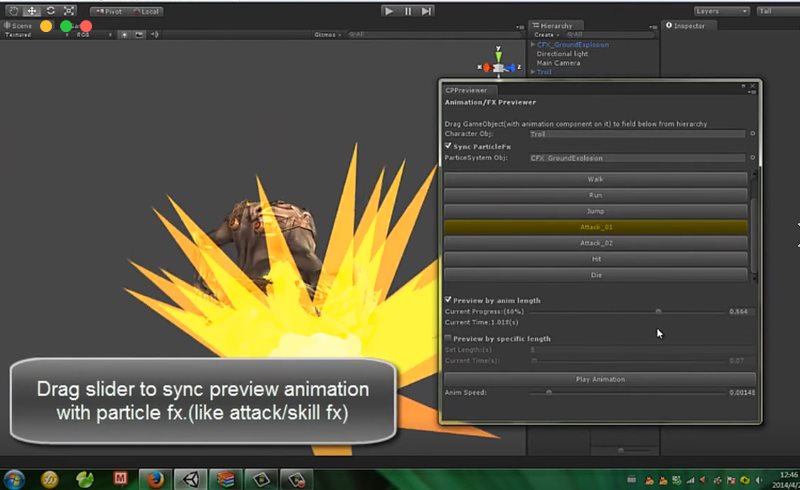 Unity插件 – 动画/特效预览器 Animation/FX Previewer