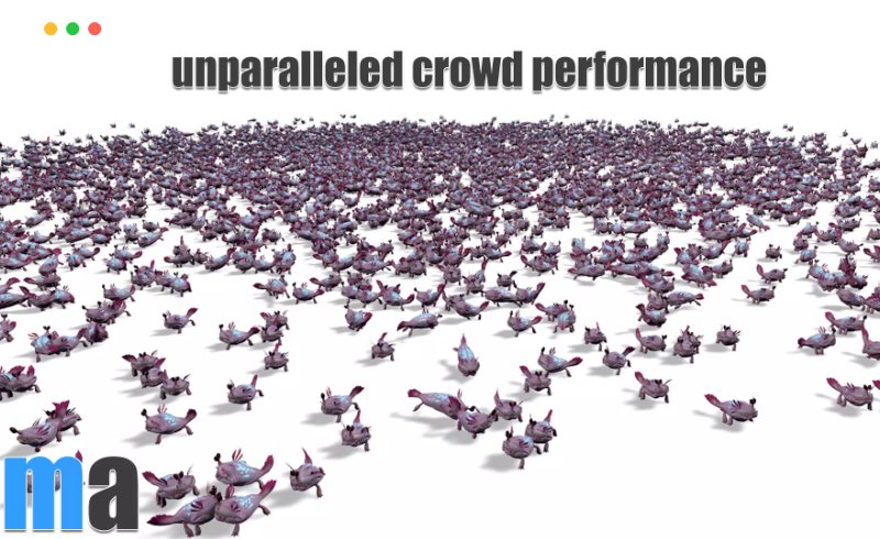 Unity插件 – 动画群集插件 Mesh Animator – Animate massive crowds