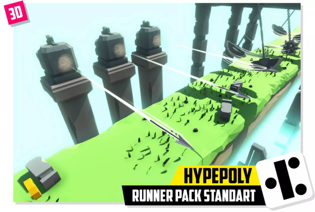 Unity插件 – 无尽跑酷游戏开发模板 HYPEPOLY – Runner Pack Standart