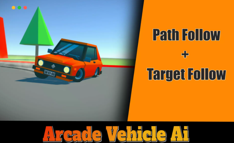 Unity插件 – 智能街机车辆  Arcade Vehicle Ai