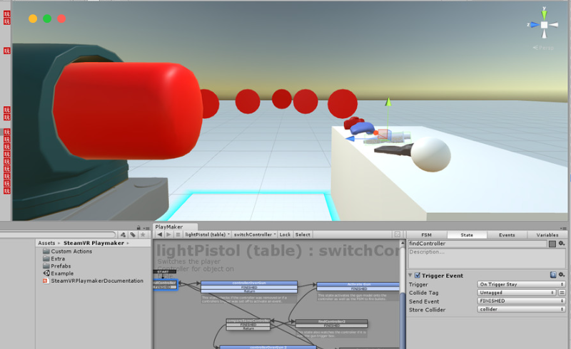 Unity插件 – 游戏开发工具包Steam VR Playmaker Toolkit