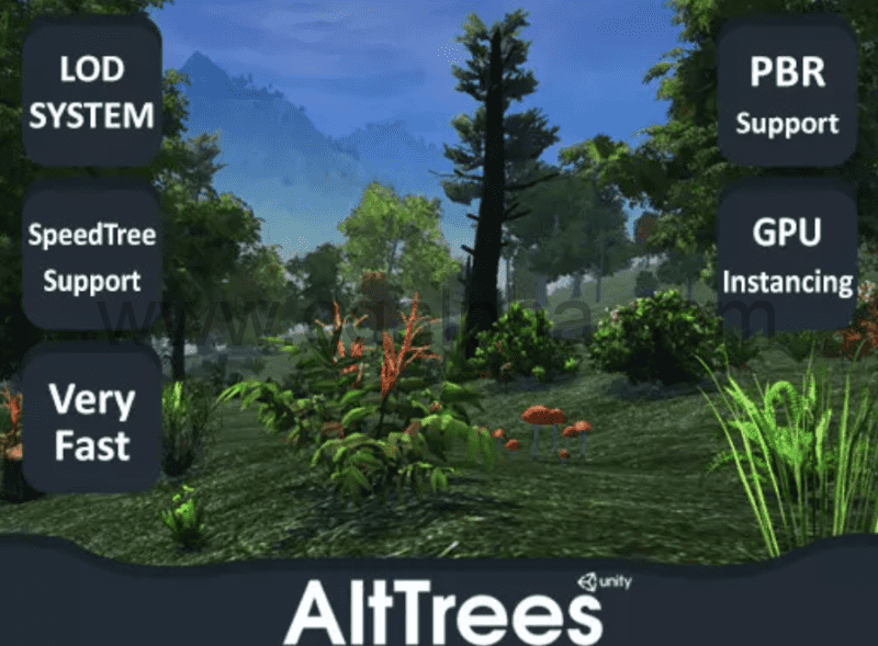 Unity插件 – 植物树系统 AltTrees System [Beta]