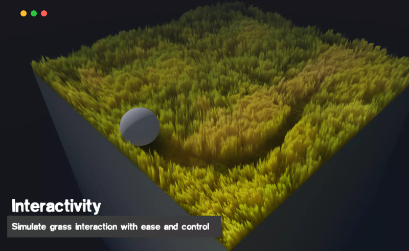 Unity插件 – 交互插件 Brute Force – Grass Shader