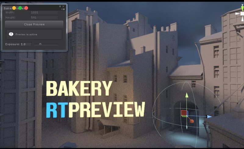 Unity插件 – 实时预览插件 Bakery Real-Time Preview