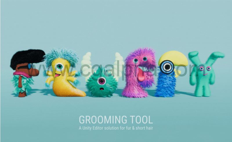 Unity插件 – 毛发修饰工具 Fluffy Grooming Tool