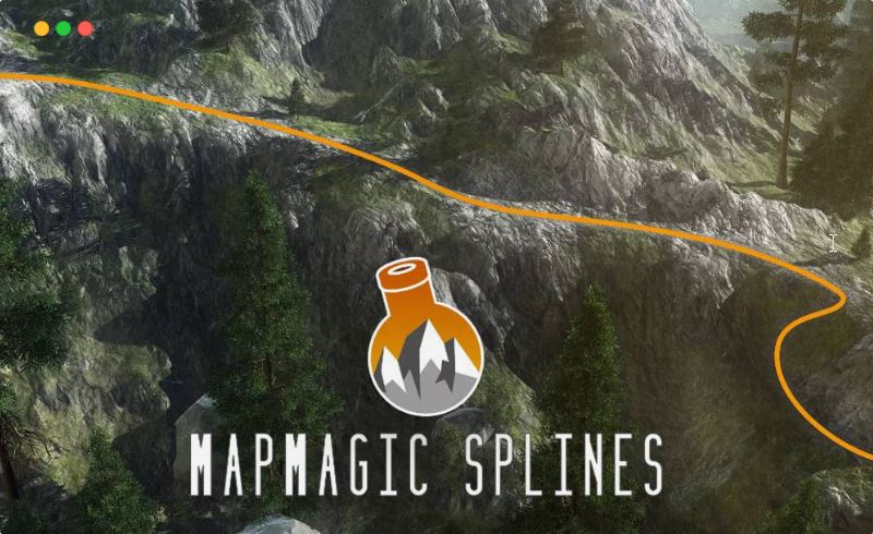 Unity插件 – MapMagic 2 样条曲线 MapMagic 2 Splines (Beta)