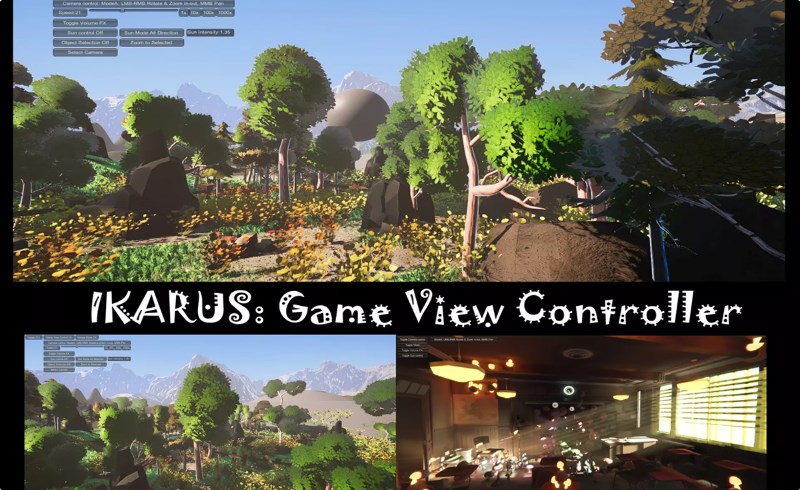 Unity插件 – 游戏视图控制器 IKARUS: Game View Controller