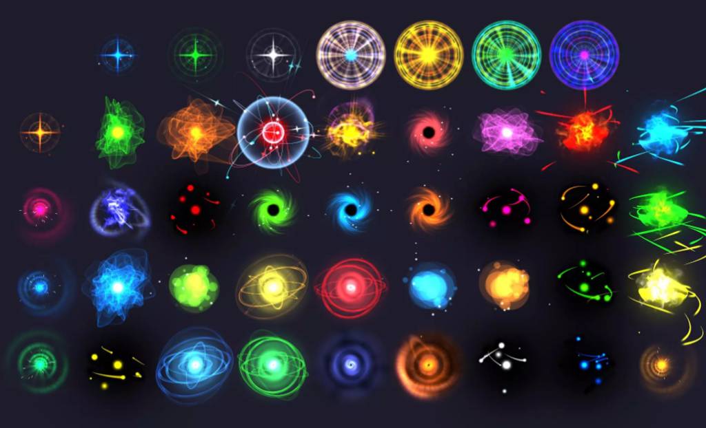 Unity – 发光特效球体 Glowing orbs pack