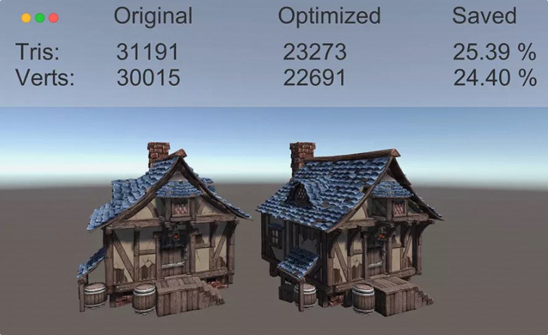 Unity插件 – 网格面优化 Mesh Face Optimization