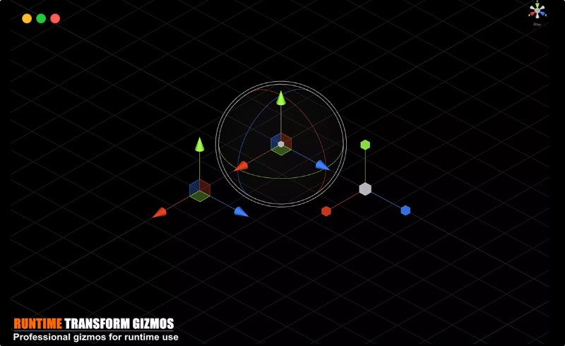 Unity插件 – 实时变换控制插件 Runtime Transform Gizmos